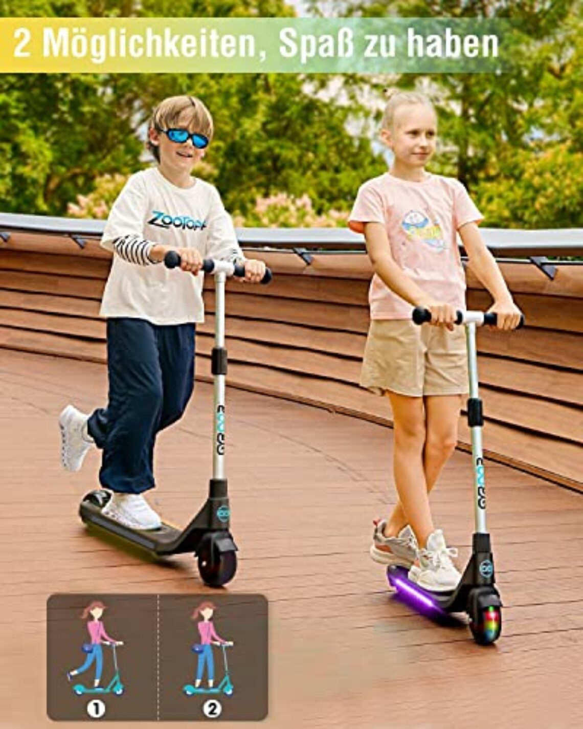 E Scooter Fr Kinder Ab 10 Jahren
