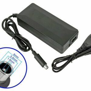 PowerSmart E-Bike Akku 42V 2A Elektro Skateboard Adapter Scooter Ladegerät für Xiaomi M365 Mijia und Ninebot Electric Scooter Moped ES1 / ES2 / 2S3…
