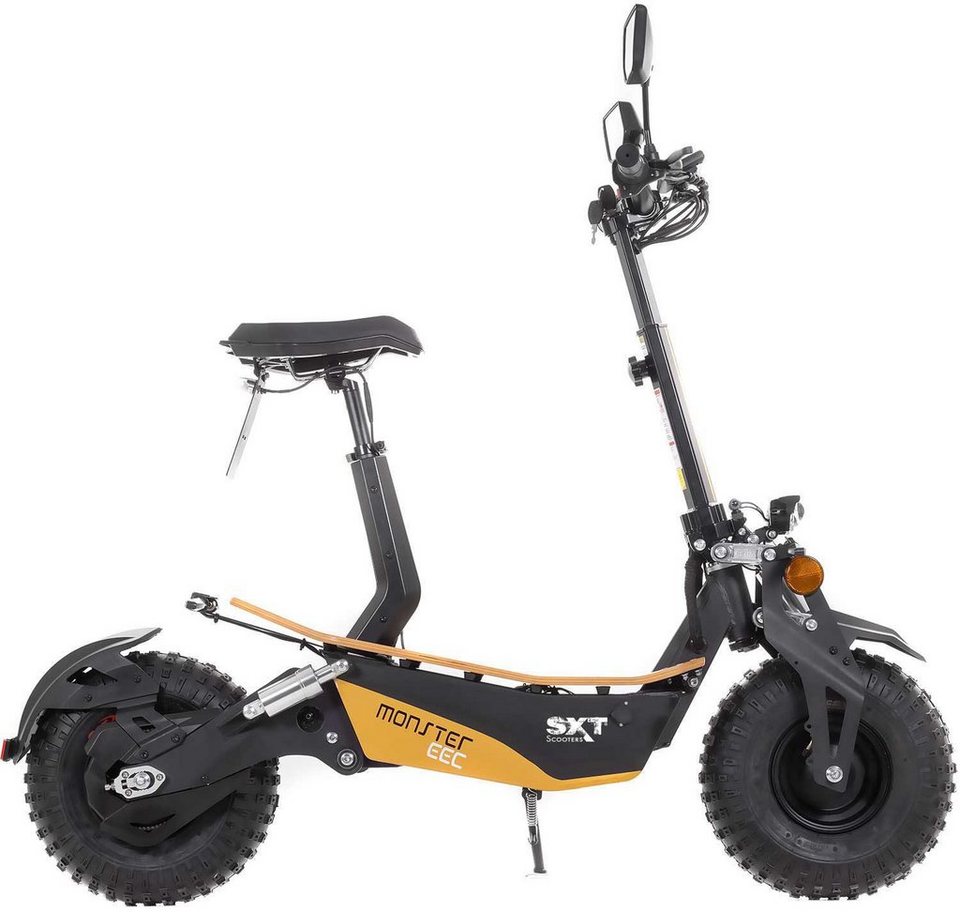 ➡️SXT 45 km/h »Monster Akku«, Blei kaufen Scooters EEC E-Motorroller mit