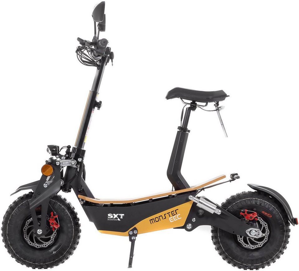 ➡️SXT Scooters E-Motorroller »Monster EEC mit Blei Akku«, 45 km/h kaufen