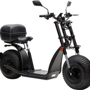 Forca E-Scooter »Knumo Duo 3000 Safety Plus 45 km/h«, 45 km/h, 30 km, inkl. Blinker + Gepcäck-Case + Lithium-Akku