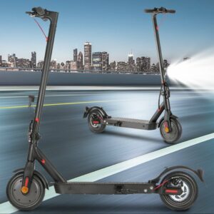 LETGOSPT E-Scooter »E Scooter mit Straßenzulassung, ABE Faltbarer Elektroroller bis 120kg«, 350,00 W, 20,00 km/h, LED, Duales Bremssystem, 30km…