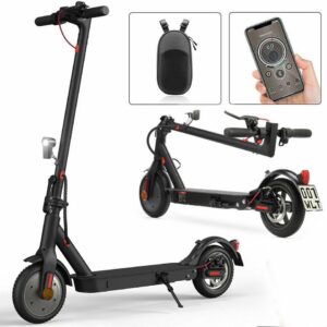 LETGOSPT E-Scooter »Elektroscooter mit Straßenzulassung ABE E-Scooter 8,5“ Elektro Roller«, 350,00 W, 20,00 km/h, Belastung bis 120kg, Duales…