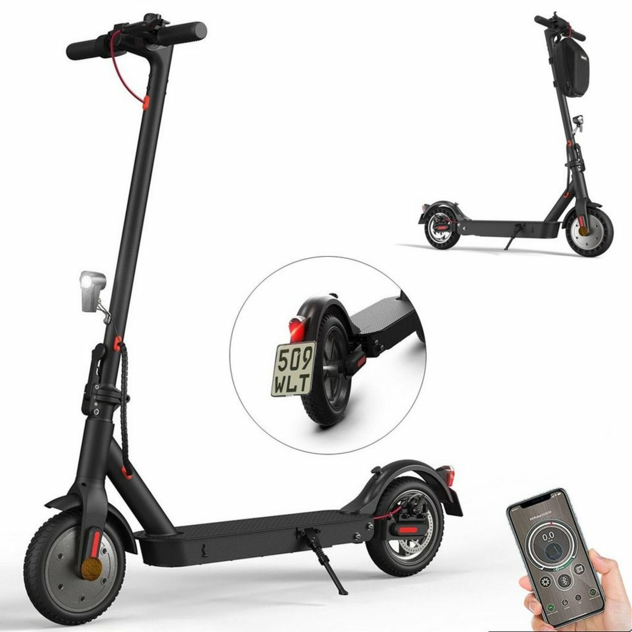 RCB E-Scooter, Mit Straßenzulassung Max 35km E-roller Mit App Max 20km H Mit Abe 8567646