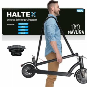 MAVURA Tragegurt »HALTEX Universal Schultergurt Tragegurt Laufrad Scooter Fahrrad«, E-Bike E-Scooter Roller verstellbar mit Schulterpolster