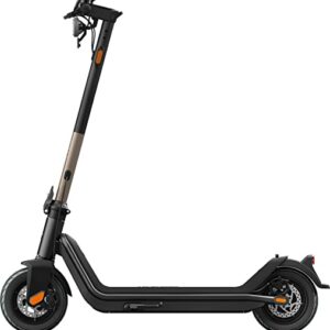 NIU Elektroroller für Erwachsene, 40/50km Reichweite, 100kg maximale Tragegewicht breiteres Trittbrett und Luftreifen sowie Lenkung, faltbarer und…