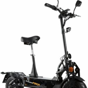 Forca E-Scooter »Speedster Basic«, 45 km/h, (Fahrzeug, Blei-Gel-Akku), 48V/15Ah Blei-Gel, klappbar
