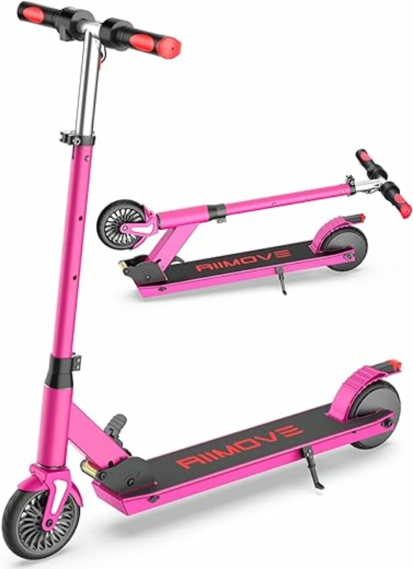 ALLMOVE X1Pro 150W Elektroroller Kinder 6-16 Jahre mit LCD-Display, Faltbarer E Scooter Kinder 18 km/h&15 km Langstrecke, 3 Einstellbare Geschwindigkeiten & Höhen, Elektro…