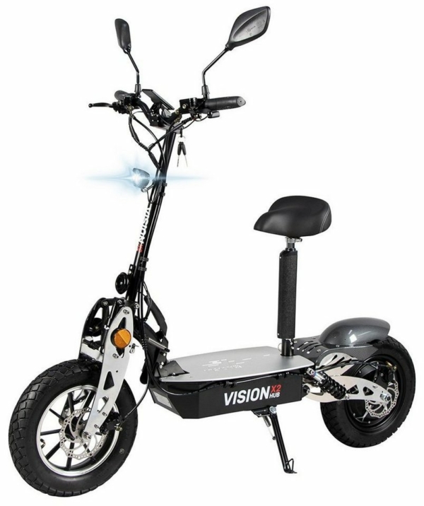eFlux E-Scooter »Vision X2«, 45 km/h, Elektroroller – Zulassung – 45 km/h – bis 50 km – 60 V – 20 Ah