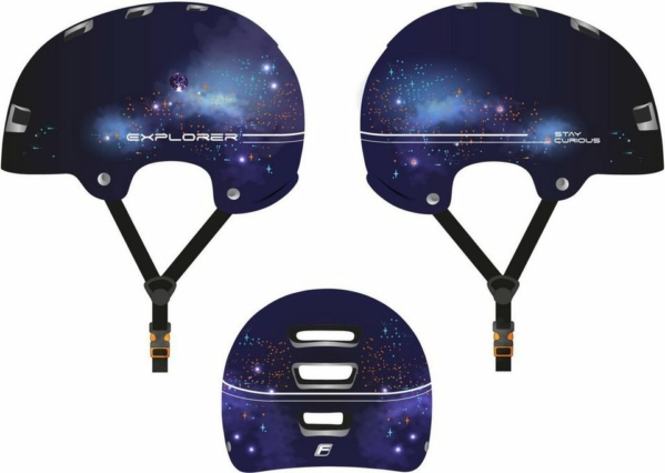 FISCHER Fahrrad BMX-Helm »Fahrradhelm BMX Kinder Universe S/M«