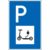 König Werbeanlagen Hinweisschild »Schild I Parkplatzschild E-Scooter, mit Symbol, Kunststoff, spitze Ecken, 250x400mm«