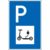König Werbeanlagen Hinweisschild »Schild I Parkplatzschild E-Scooter, mit Symbol, Aluminium, spitze Ecken, 400x600mm«