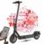 LETGOSPT E-Scooter »500W E-Scooter mit Straßenzulassung Max 40 km Reichweite Elektroroller«, 500,00 W, 20,00 km/h, Breites Trittbrett, 10 Zoll…