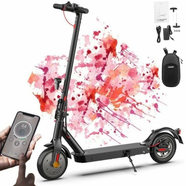 LETGOSPT E-Scooter »E Scooter mit Straßenzulassung bis 120kg, Elektroroller für Erwachsene«, 350,00 W, 20,00 km/h, 8,5 Zoll Reifen, Faltbarer und…