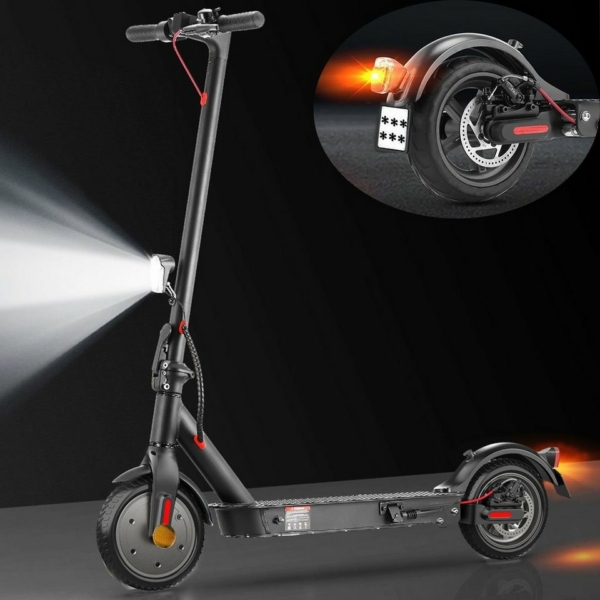 oyajia E-Scooter »Aluminium Elektroroller mit Straßenzulassung, Faltbarer E-Scooter«, 20,00 km/h, 350W Motor, bis 120kg, 8.5″ Luftreifen, mit…