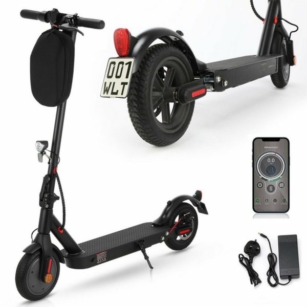 oyajia E-Scooter »E Scooter Erwachsene 30 Km Reichweite E Roller mit Straßenzulassung«, 350,00 W, 20,00 km/h, 8,5 Zoll Wabenreifen Elektro Scooter,…