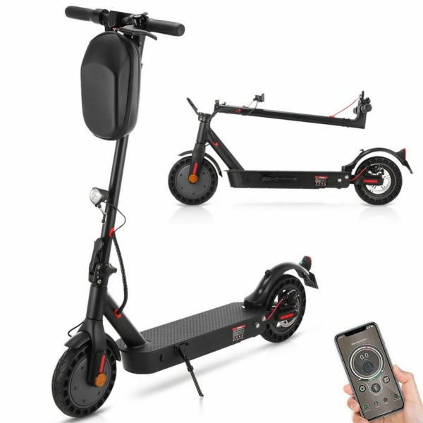 oyajia E-Scooter »Elektroscooter 500W E-Scooter mit Straßenzulassung 10″ ElektroRoller«, 500,00 W, 20,00 km/h, Elektroscooter mit eKFV Zulassung…